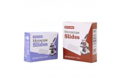 China Borosilicate Glass Microscope Slides OPTO-EDU Edges Thin Sail Positive Charge supplier