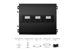 China 800MHz 900MHz 2600MHz Mobile Tri Band Repeater 80dB Gain Booster supplier