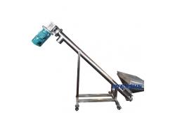 China Customized Inclined Screw Conveyor With Adjustable Diameter And Speed supplier