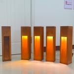 2mm Thickness Led Bollard Lights Outdoor Powder Coated Finish For Pathway