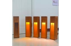 China 2mm Thickness Led Bollard Lights Outdoor Powder Coated Finish For Pathway supplier