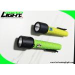 IP68 Explosion Proof Flashlight CREE 5W 6.4Ah Rechargeable Torch Light