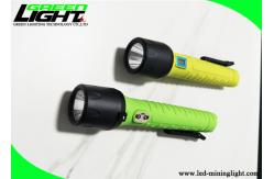 China IP68 Explosion Proof Flashlight CREE 5W 6.4Ah Rechargeable Torch Light supplier