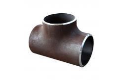 China Black Surface Treatment Socket Weld Reducing Tee Ut Test Wooden Pallet Package supplier