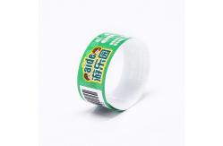 China Security Tyvek Paper Wristbands with Sequential Numbering Custom Logo Printing supplier