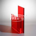 Red Color Acrylic Sheet High Gloss Plastic Sheets Acrylic Board for sale
