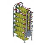 2000kg Automatic 16 Vertical Rotary Car Parking System / Tower for sale