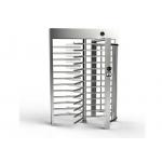 Single Lane Arc Frame Full Height Turnstile , Pedestrian Barrier Gate Bi - Directional