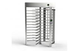 China Single Lane Arc Frame Full Height Turnstile , Pedestrian Barrier Gate Bi - Directional supplier