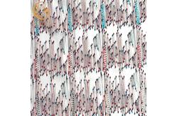 China Free Sample Glitter Lace Fabric / Embroidered Net Lace Fabric 20% Polyester supplier