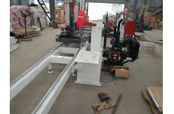 China 7.5KW 400mm Twin Blade Circular Sawmill Sliding Table Saw Machine Diesel Powered supplier
