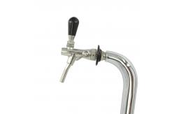 China One Way Chrome Plated Single Faucet Beer Tower For Brass Beer Dispenser supplier