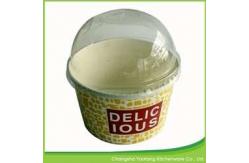 China Customized Disposable Ice Cream Paper Bowl Biodegradable Single wall supplier