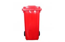China Freestanding 240 Litre Garbage Bin HDPE Outdoor Plastic Garbage Can supplier