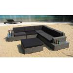 6pcs modern wicker sofa furniture for sale