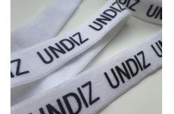 China Printed Silicone Logo On Elastic Webbing Tape Customized Design supplier