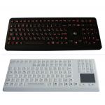 Industrial  illuminated  backlight medicalkeybord  with  optical trackball