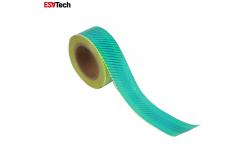 China Polyurethane Iridescent Reflective Heat Transfer Film Retro Reflex Tape Hi Vis Segmented EN20471 supplier
