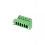 Copper Power Wire PCB Plug-In Terminal Block Screw Head Fixed 3.81mm Pitch for sale