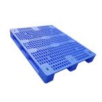 1500kg HDPE Heavy Duty Plastic Pallets 1.4*1.1m Three Runners Plastic Pallet Skids for sale