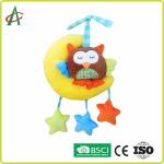 EN71 No Irritation Hanging Moon And Star Baby Plush Toys for sale