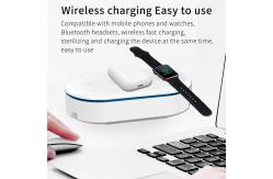 China UVC Sterilizer Wireless Charging Station For Iphone Iwatch Airpods supplier