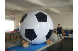 China High - Strength Advertising Inflatable Football Helium Balloon For Out Door Use supplier