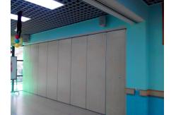 China Reusable Soundproof Folding Partition Walls Commercial Funiture 6 M Height supplier