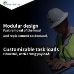 multirotor quadcopter Remotely Piloted Aircraft Drone With RS485 Communication Protocol for sale