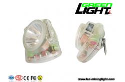 China 15000lux ATEX M1 Led Mining Cap Lamp 6800mAh Li Ion Battery supplier