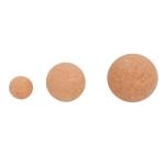 ISO Sustainable Cork Ball Lid For Glass Storage Jars Dia 80mm for sale