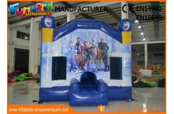 China Amusement Park Inflatable Bouncer Slide / Frozen Inflatable Bounce House supplier