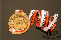 China Customised 3D Mold Relief Soft Enamel Medals Personlized Shape 60*3MM supplier