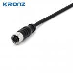 M12 Circular Connector with PVC Cable Sensor Connector 4 Pin Female Connectors for sale