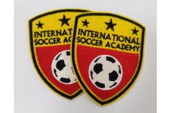 China Labels Embroidered Cloth Patches High Density Heat Transfer supplier