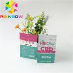 Aluminum Foil Plastic Pouches Packaging Smell Proof Zipper Top CBD Herbal Incense Pack for sale