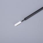 Beveled PU Clean Room Cotton Swabs , Disposable Swabs Black PP Stick for sale