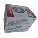 Printed White Square Paper Box With Auto-Lock Bottom Custom Cream Boxes