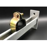 HDG Insulated Strut Cushion Clamps 0.37 Inch Pipe Tube Gold Zinc for sale