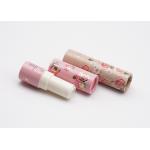 3.5g Eco Friendly Paper Lipstick Tubes With Flower Pattern