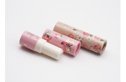 China 3.5g Eco Friendly Paper Lipstick Tubes With Flower Pattern supplier