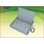 School Tabletop Computer Monitor Lift , Manual Flip Up Single Computer Table