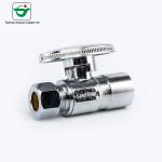 Forged Manual Chrome Plated Brass Angle Valve 200psi for sale