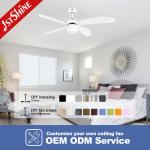 230V Plywood Blade LED Ceiling Fan With 6 Speeds Remote Control