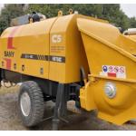 Sany 2019 Used Concrete Trailer Pump HBT60C 65m3/H With Diesel Engine