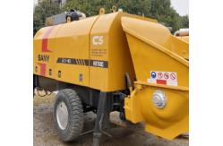 China Sany 2019 Used Concrete Trailer Pump HBT60C 65m3/H With Diesel Engine supplier