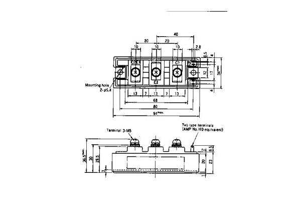 IGBT Power Module 2DI50M-050 POWER TRANSISTOR MODULE FUJITSU IGBT Power Module