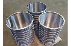 China Stainless Steel Centrifugal Separator Basket With Wedge Wire Triangle Design supplier