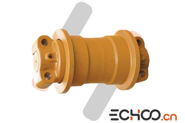 Customized Size CAT318BL Track Carrier Rollers / Cat Track Rollers Yellow