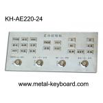 Rugged Stainless Steel Industrial Entry Keyboard with 24 Keys , Full Metal Keyboard for sale